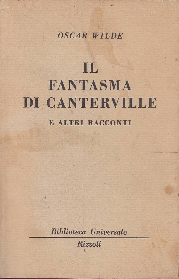 Il fantasma di Canterville e altri racconti | Immagine principale