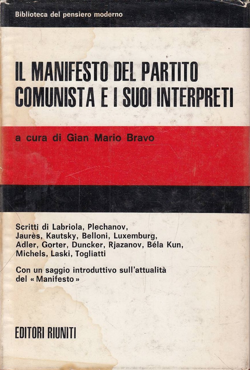 Il Manifesto del Partito Comunista e i suoi interpreti
