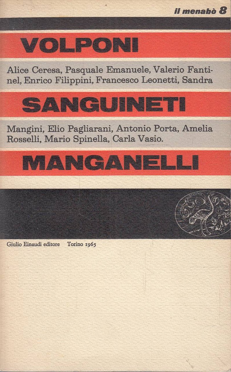 Il Menabò di letteratura 1965, n. 8 | Immagine principale