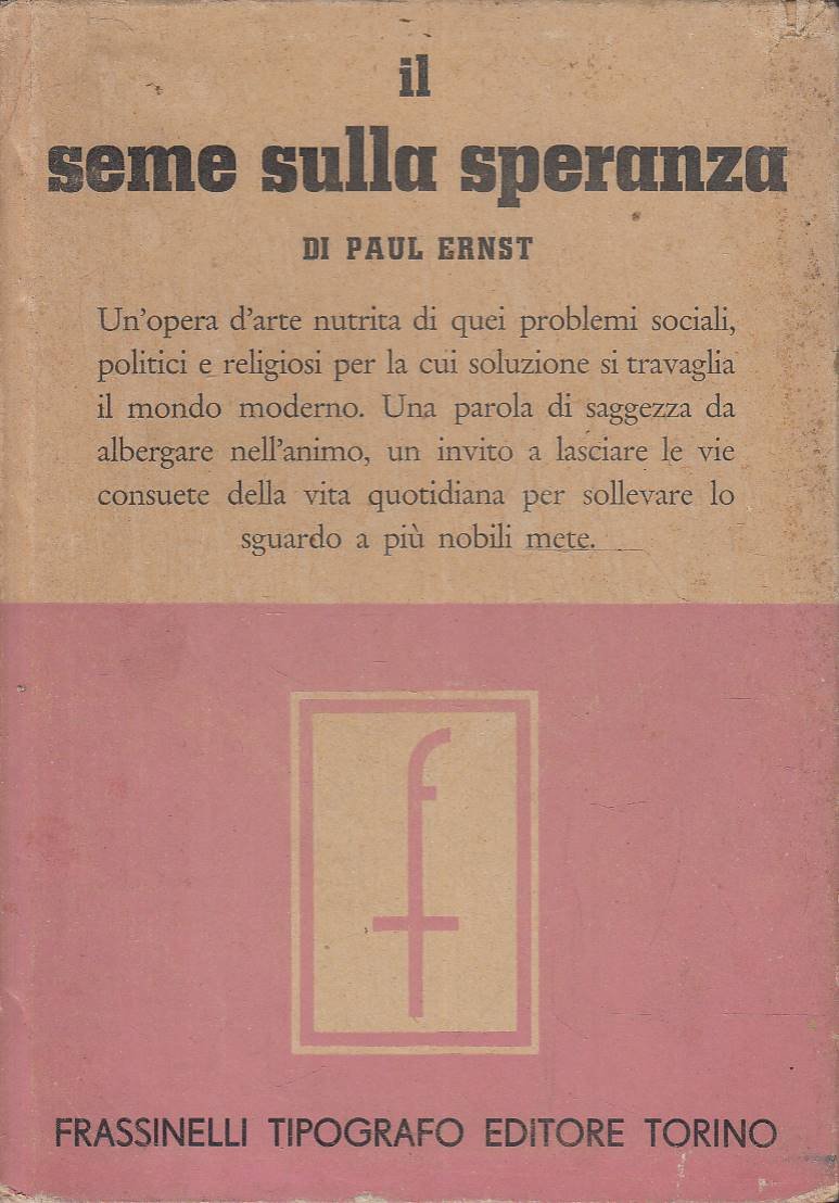 Il seme sulla speranza