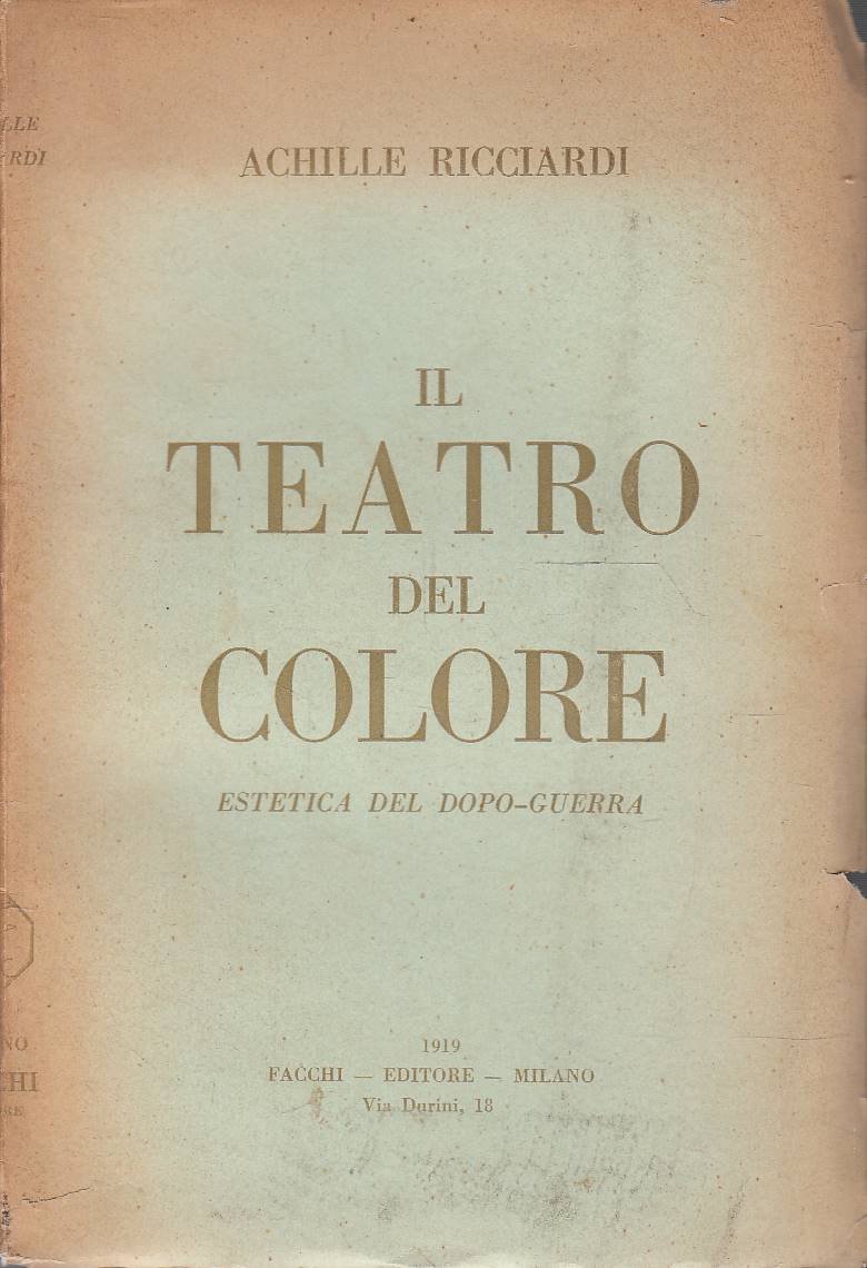 Il teatro del colore. Estetica del dopo-guerra | Immagine principale