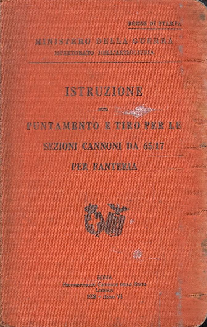 Istruzione sul puntamento e tiro per le sezioni cannoni da … | Immagine principale