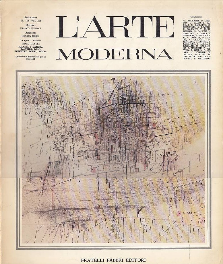 L'arte moderna n. 105 vol. XII