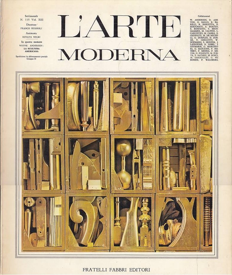 L'arte moderna n. 115 vol. XIII | Immagine principale