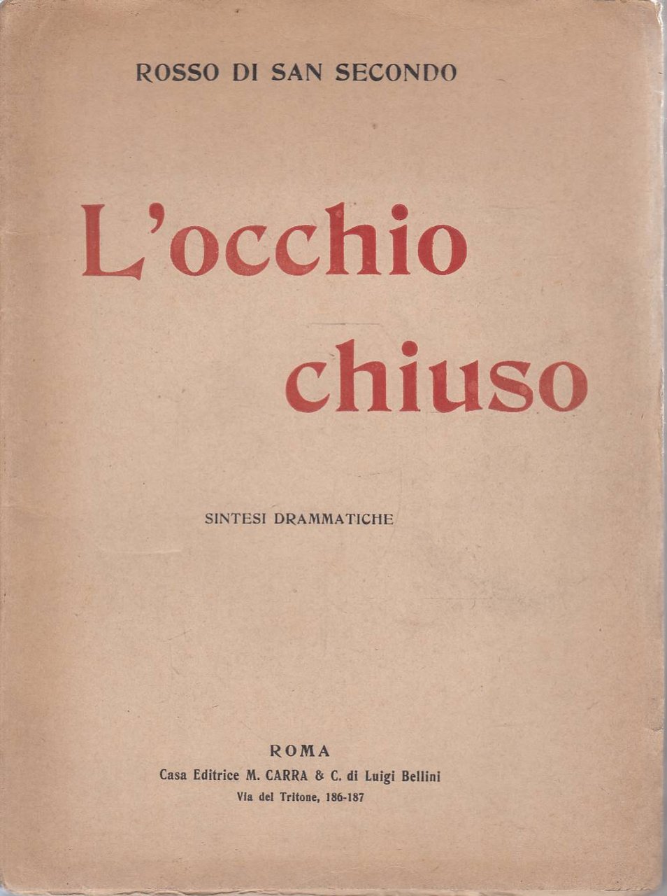 L’occhio chiuso