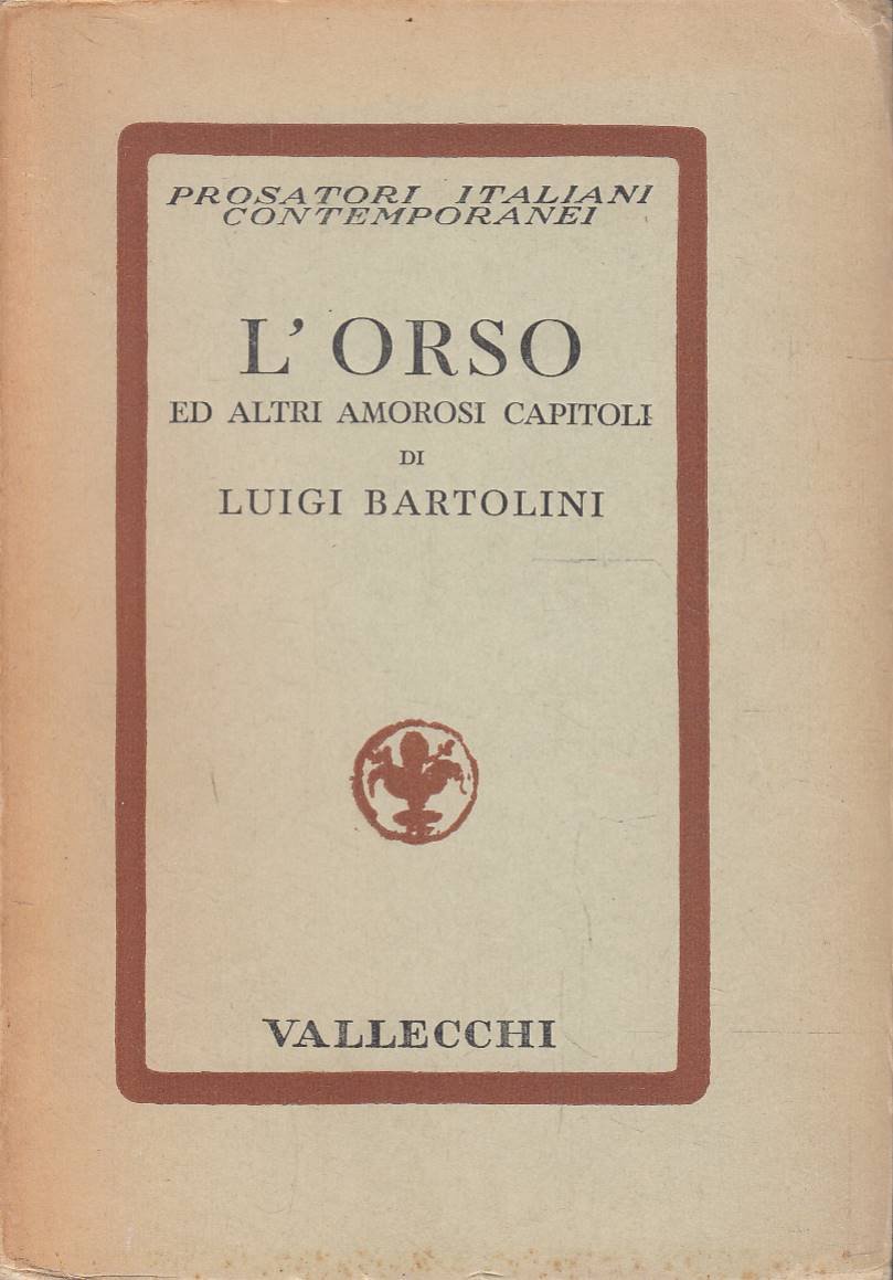 L'orso ed altri amorosi capitoli