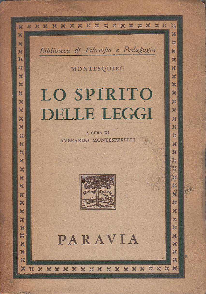 Lo spirito delle leggi | Immagine principale