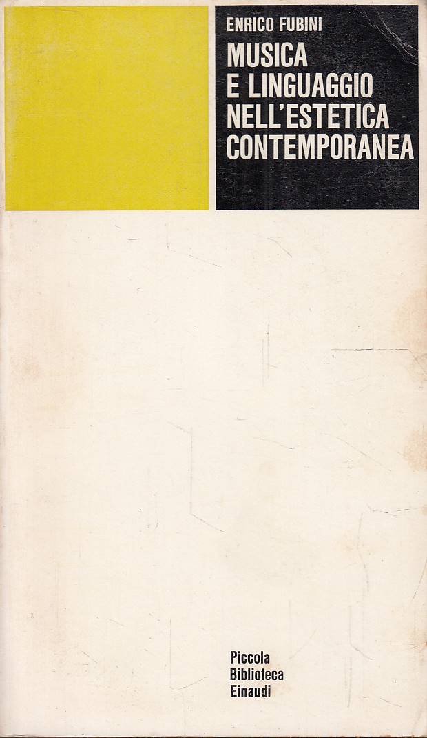 Musica e linguaggio nell'estetica contemporanea