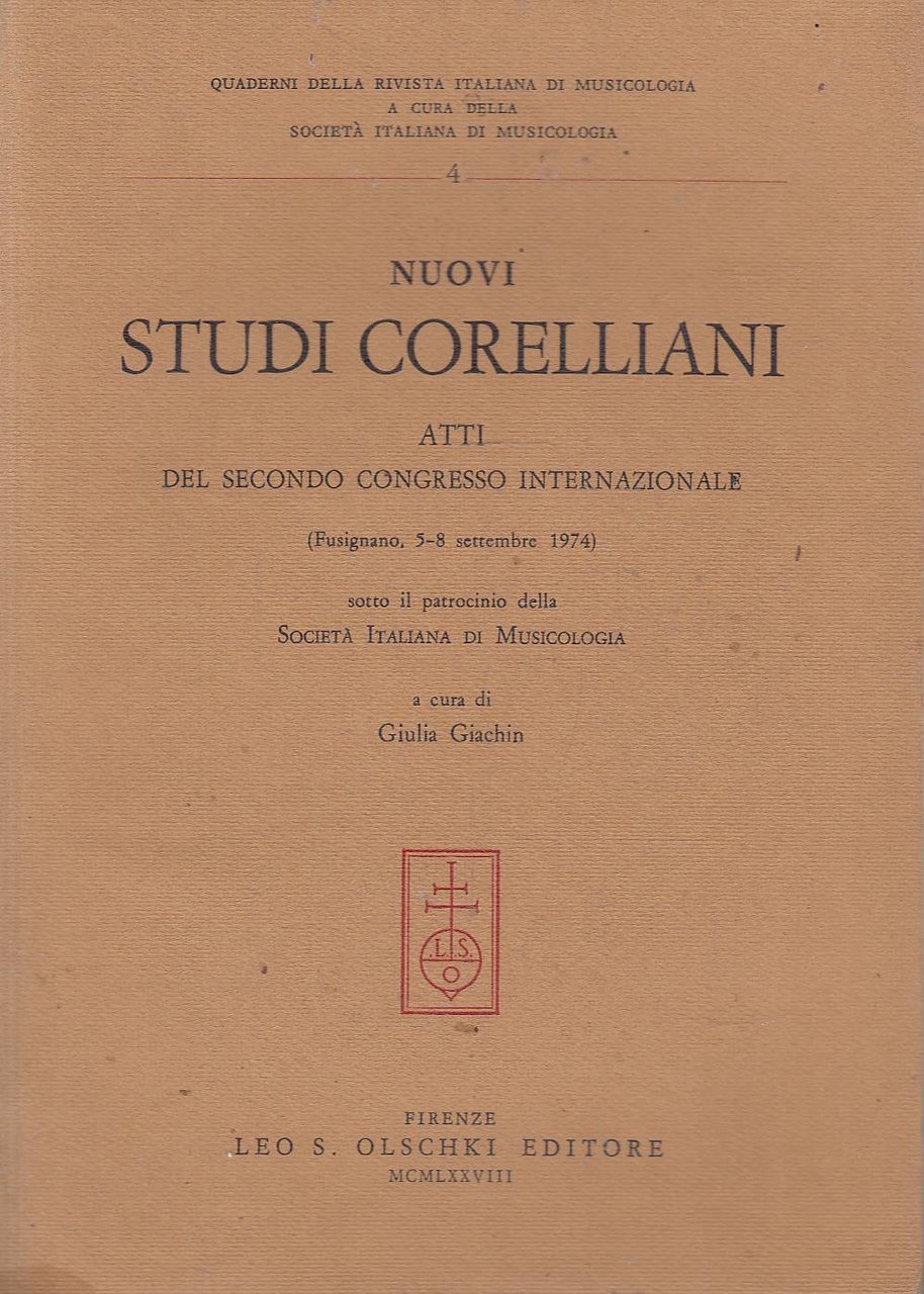 Nuovi studi corelliani. Atti del 2º Congresso internazionale (Fusignano, 5-8 …