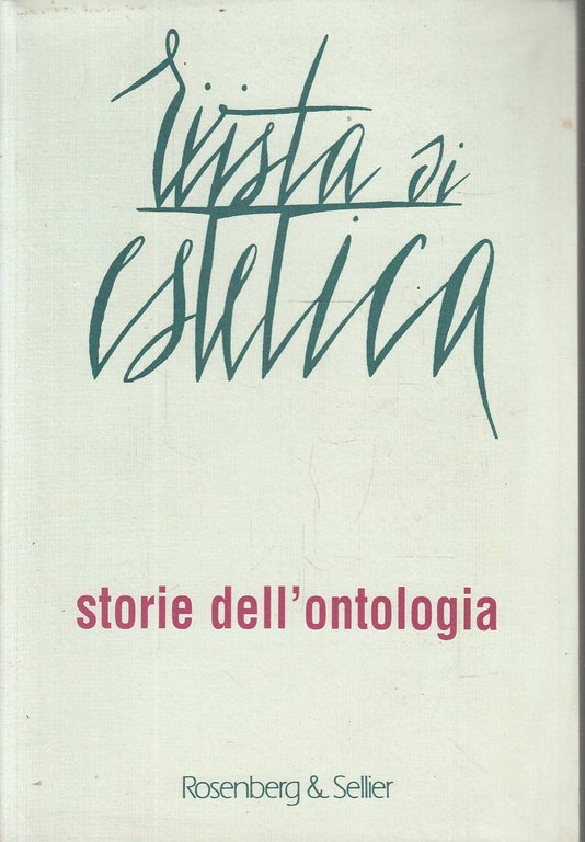 Rivista di estetica n. 22 2003