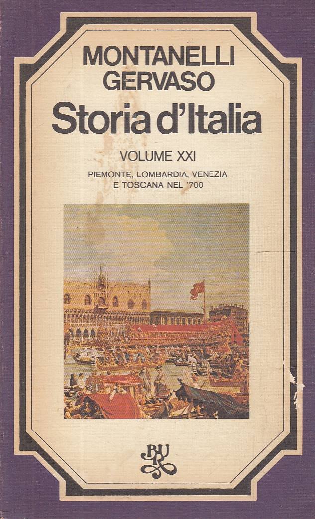 Storia d'Italia vol. XXI Piemonte, Lombardia, Venezia e Toscana nel … | Immagine principale