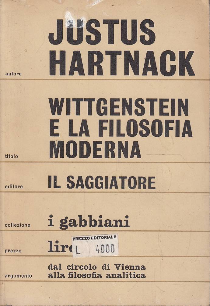 Wittgenstein e la filosofia moderna
