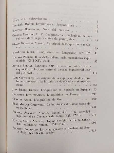 L'Inquisizione. Atti del Simposio internazionale. Città del vaticano, 29-31 ottobre …