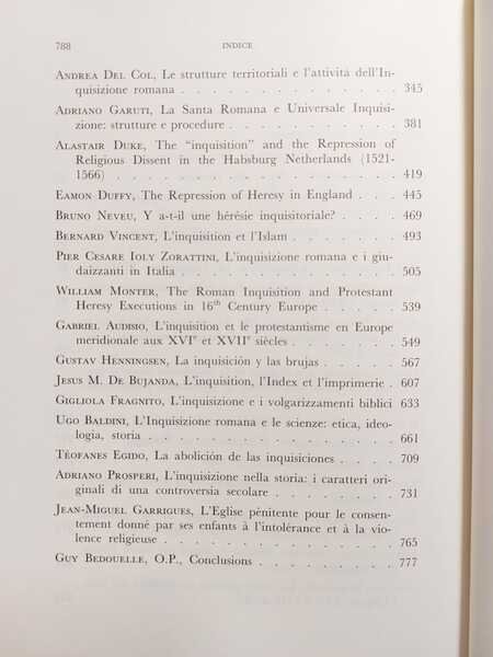 L'Inquisizione. Atti del Simposio internazionale. Città del vaticano, 29-31 ottobre …