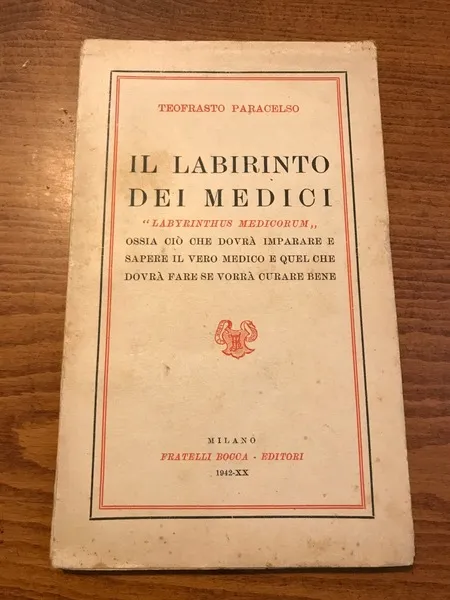 Il labirinto dei medici.