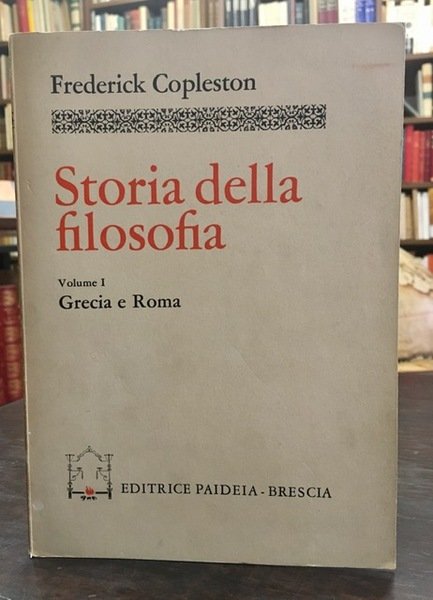 Storia della filosofia.