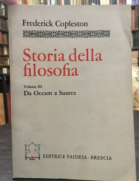 Storia della filosofia.