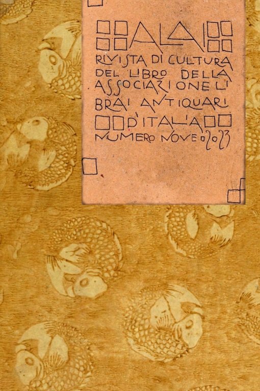 Alai. Rivista di cultura del libro. Numero 9 - Anno …