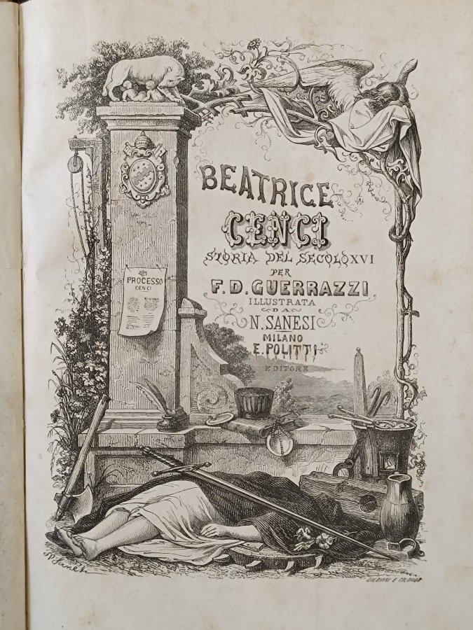 Beatrice Cenci. Storia del secolo XVI.