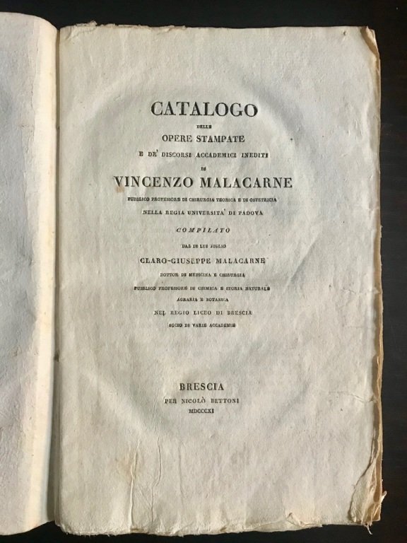 Catalogo delle opere stampate e de' discorsi accademici inediti [.] …