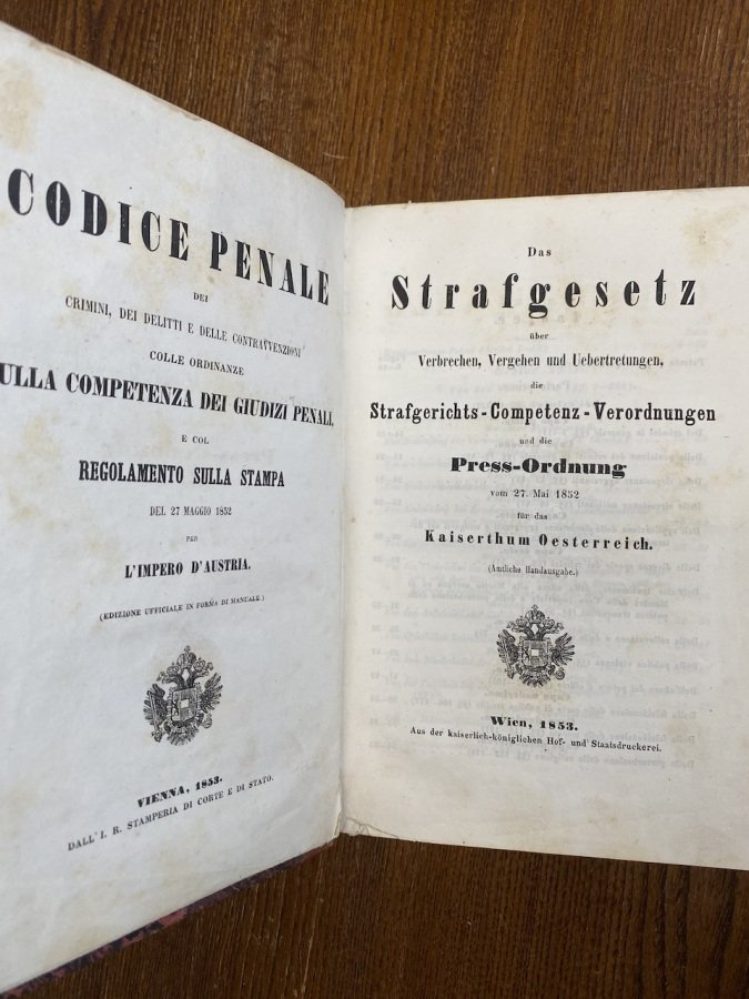 Codice penale dei crimini, dei delitti e delle contravvenzioni colle …