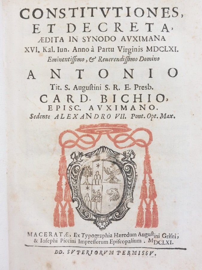 Constitutiones, et decreta, aedita in synodo [-secundia; tertia] Auximana XVI …