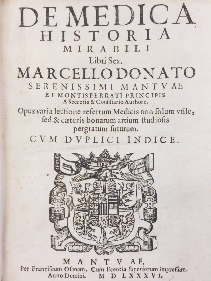 De medica historia mirabili libri sex.