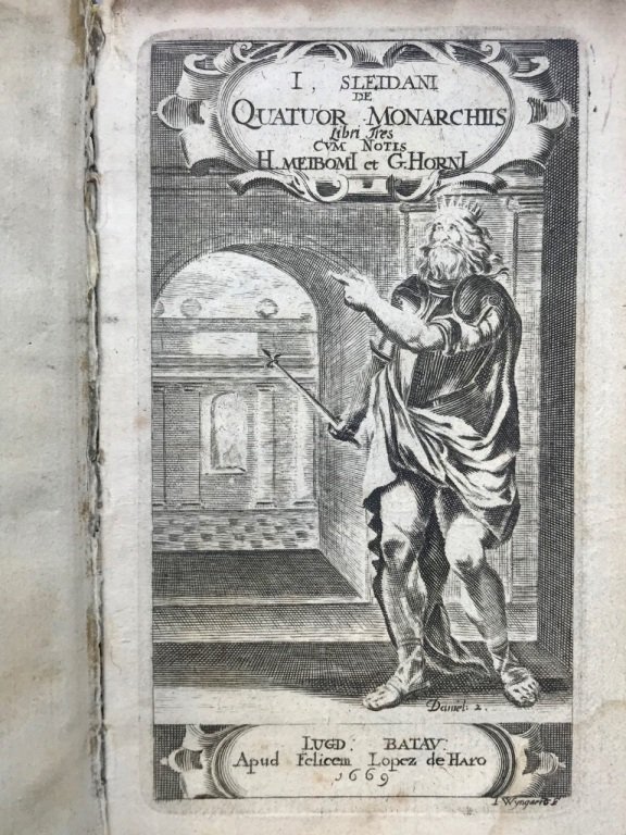 De quatuor monarchiis libri tres cum notis H. Meibomi et …