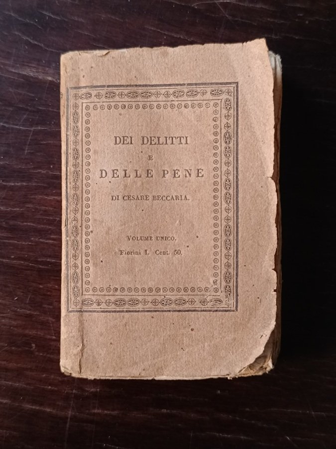 Dei delitti e delle pene.