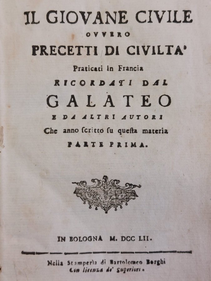 Il giovane civile ovvero precetti di civiltà, praticati in Francia …