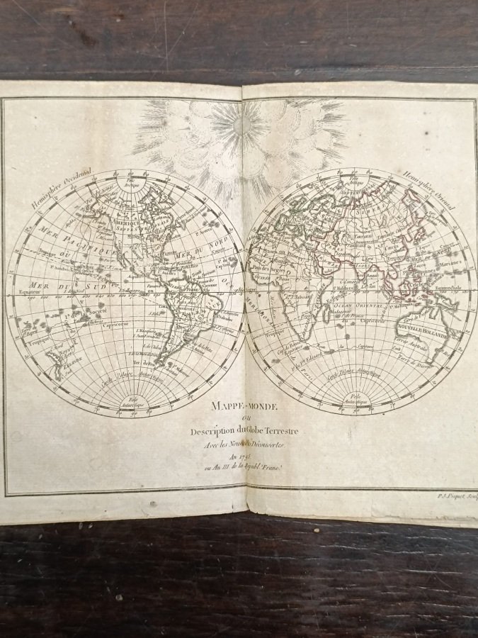 Institutions Geographiques, ou Description Generale du Globe Terrestre.