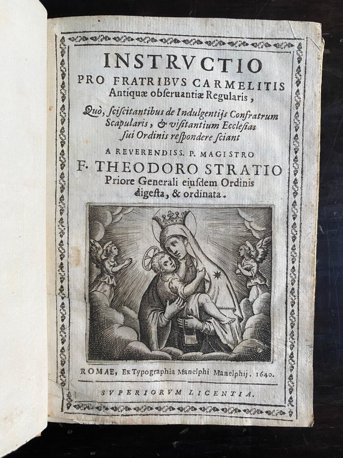 Instructio pro fratribus carmelitis antiquae observantiae regularis, quò, sciscitantibus de …