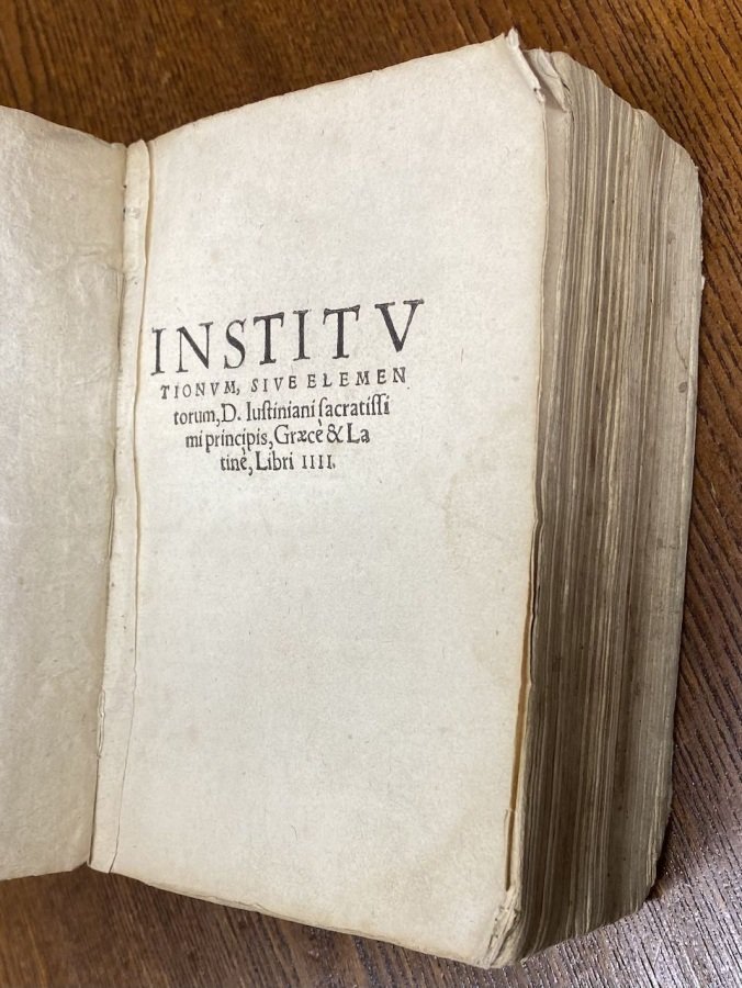 Iustiniani Augusti sacratissimi principis Institutionum libri IIII [Quoniam autem studiosis …