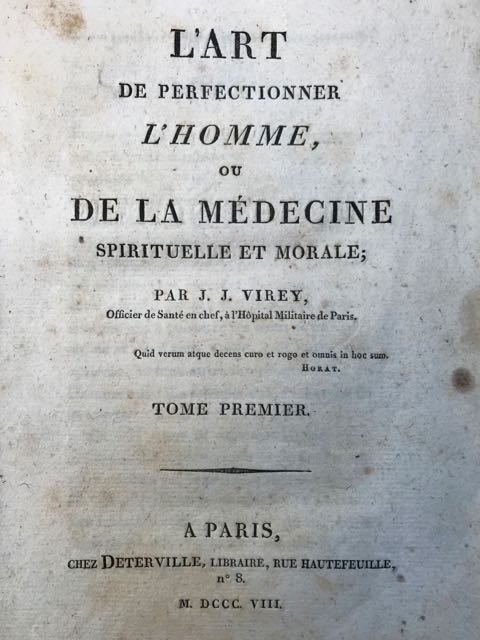 L'art de perfectionner l'homme. ou de la médecine spirituelle et …