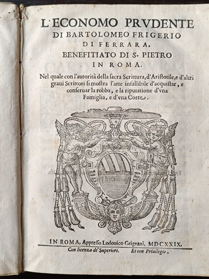 L'economo prudente. Nel quale [.] si mostra l'arte infallibile d'acquistar …