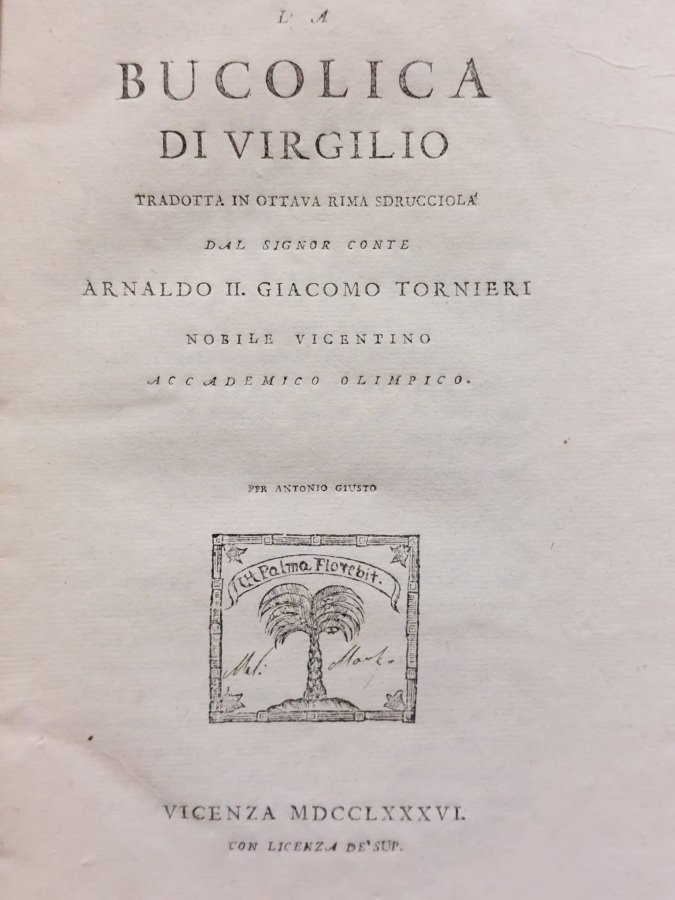 La bucolica di Virgilio tradotta in ottava rima sdrucciola dal …