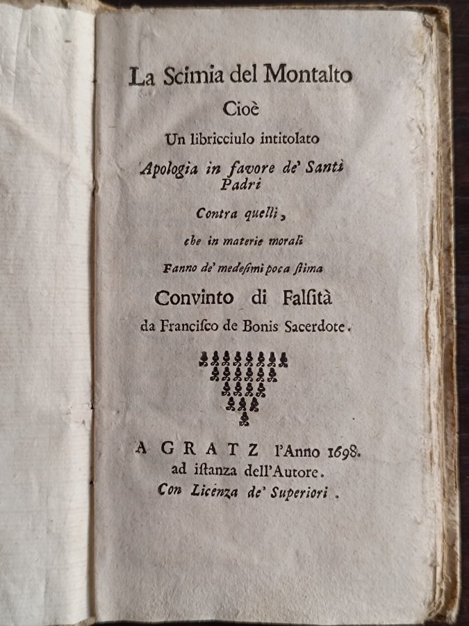 La Scimia del Montalto cioè un libricciulo intitolato Apologia in …