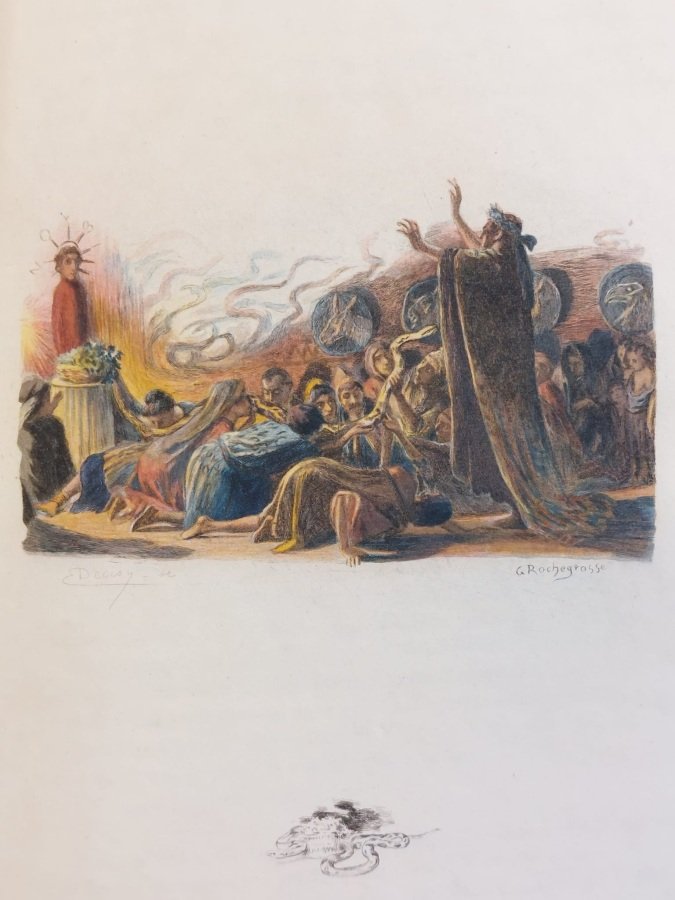 La tentation de Saint Antoine. Compositions de Georges Rochegrosse graveés …