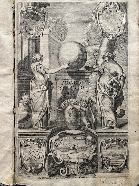 Mondo simbolico o sia università d'imprese scelte, spiegate, ed illustrate …