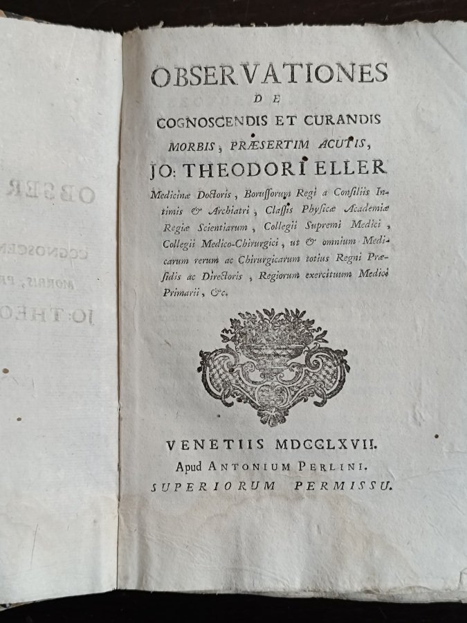 Observationes de cognoscendis et curandis morbis praesertim acutis.