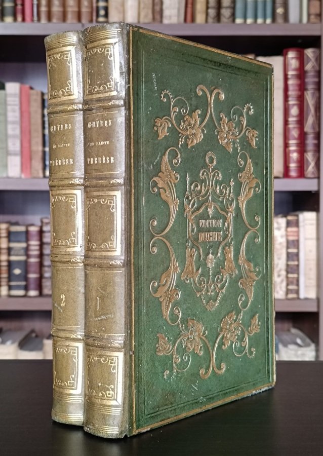 Oeuvres tres-complètes de Sainte Thérèse entourés de vignettes à chaque …