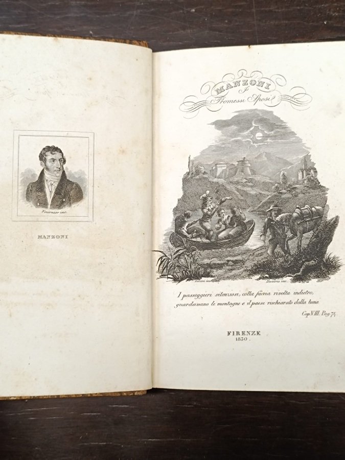 Opere scelte del conte Alessandro Manzoni [Promessi sposi]. Volume unico.