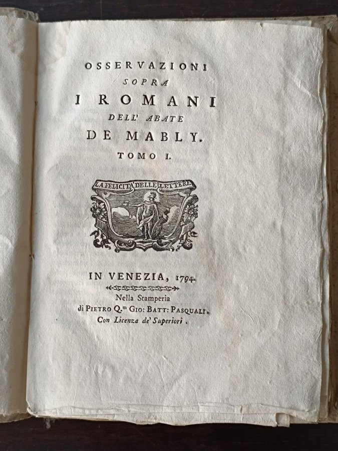 Osservazioni sopra i romani.