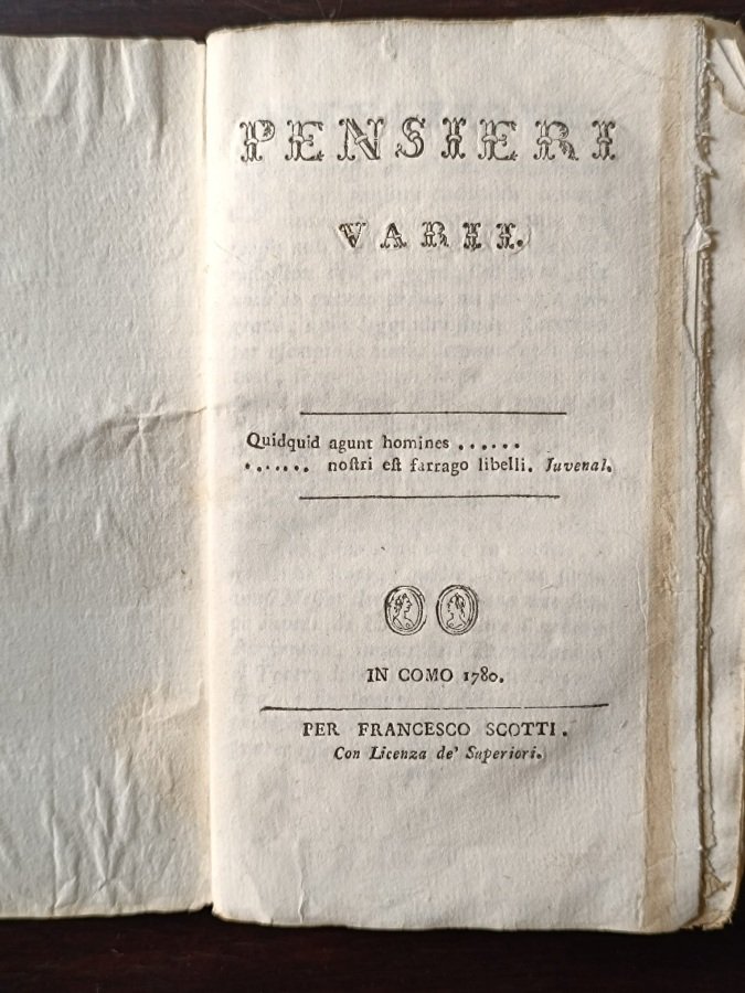 Pensieri varii.