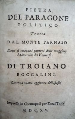 Pietra del paragone politico tratta dal monte parnaso dove si …