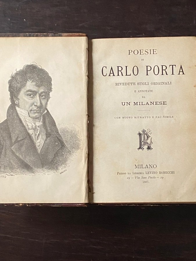 Poesie. Rivedute sugli originali e annotate da un milanese.
