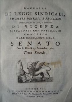 Raccolta di leggi sindicali, ed altri decreti e proclami promulgati …