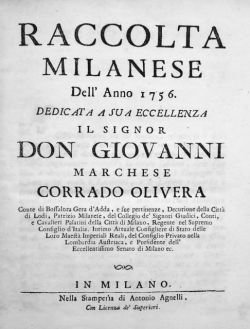 Raccolta milanese dell'anno 1756 [-1757].