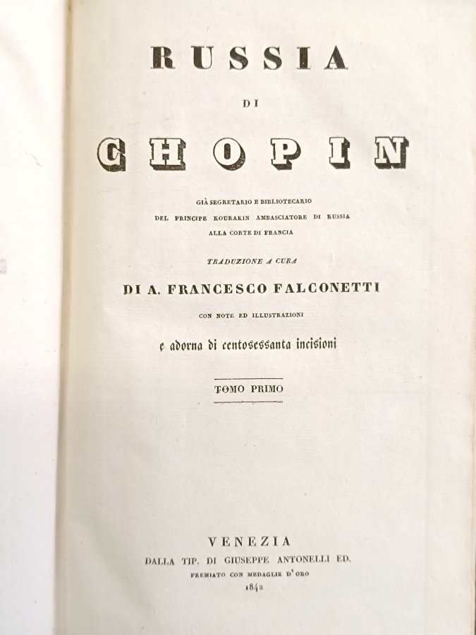 Russia. Traduzione a cura di A Francesco Falconetti, con note …