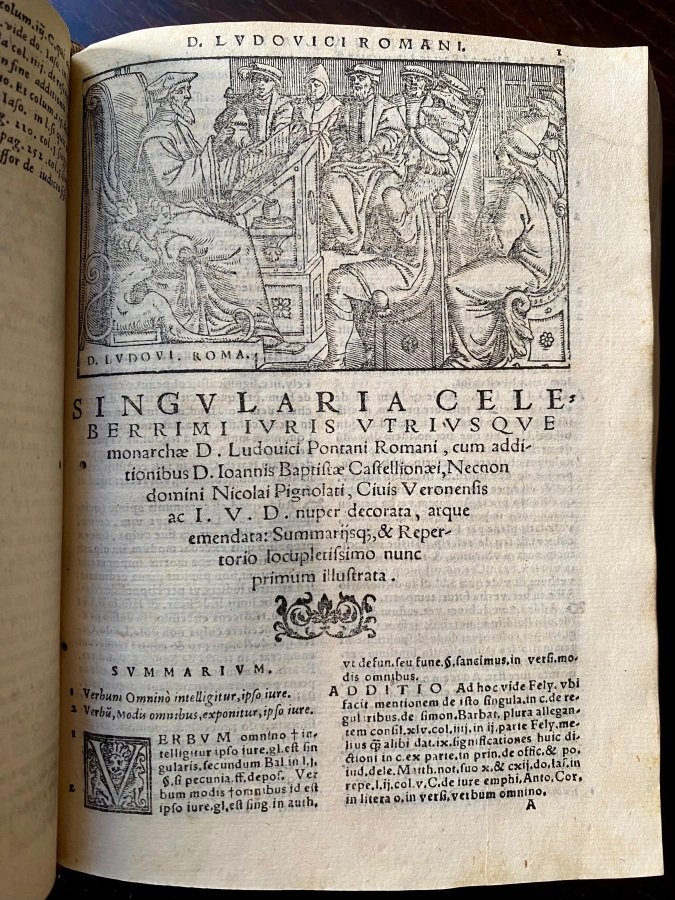 Singularia praeclarissima ac imprimis omnibus iurisperitis pernecessaria, ac utilissima [.]. | Immagine principale